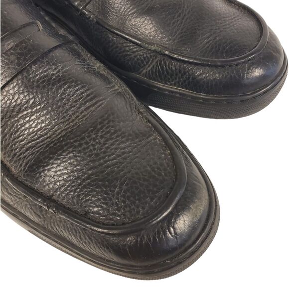 DR. MARTENS Shoes Men Size 10 Brown Leather Slip On Casual Penny Loafers N08-001 main image 10